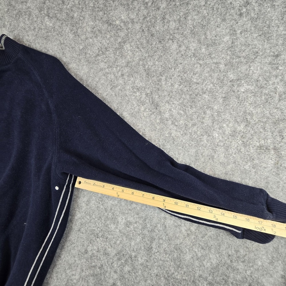 New York Yankees Sweatshirt Mens XL Blue MLB Baseball Tommy Bahama Quarter Zip - Picture 9 of 16